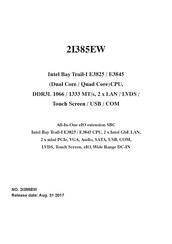 Lex System 2I385EW Manual