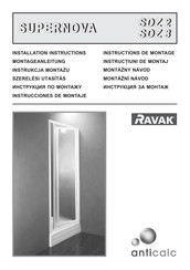 RAVAK ANTICALC SDZ 3 Installation Instructions Manual
