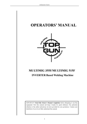 TOP GUN WELDING MULTIMIG 355F Operator's Manual