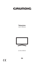 Grundig 43 GHU 8500 A User Manual