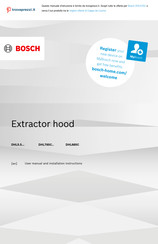 Bosch DHL 575C User Manual And Installation Instructions