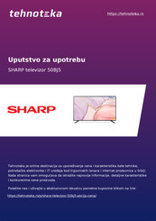 Sharp 50BJ5 Quick Start Manual