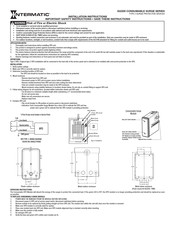 Intermatic IG2200 Installation Instructions