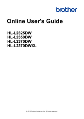 Brother HL-L2325DW Online User's Manual
