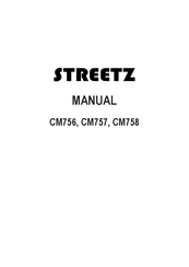 Streetz CM757 Manual