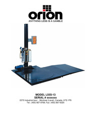 Orion L55S-13 Instruction Manual