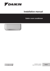 Daikin FTXTA-CW Installation Manual