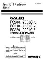 Komatsu GALEO PC200 Operation & Maintenance Manual