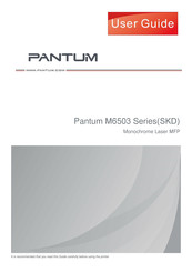 Pantum M6503 Series User Manual