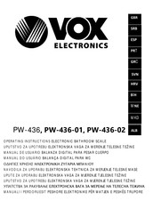 VOX electronics PW-436-01 Operating Instructions Manual