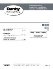 Danby DAC0100B5WDB Owner's Manual