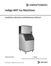 Welbilt IDT1900A/D970 Installation, Operation And Maintenance Manual