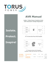 Torus Power CS 60 BAL AVR B Manual