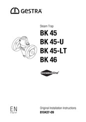 GESTRA BK 46 Original Installation Instructions