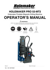 HOLEMAKER PRO 52-MT2 Operator's Manual