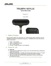 Javad TRIUMPH-1M Plus Quick Start Manual