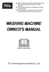 TCL C2110WDG Owner's Manual