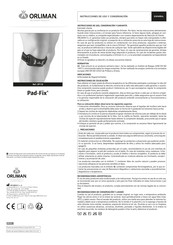 Orliman Pad-Fix SP110 Use And Maintenance Instructions