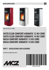 MCZ SUITE COMFORT AIRMATIC 14 M3 CORE Installation Manual