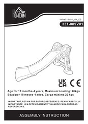 HOMCOM 331-009V01 Assembly Instruction