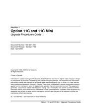 Nortel Meridian 1 11C Mini Upgrade Manual