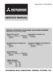 Mitsubishi Heavy Industries FDE71VH Service Manual