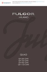 Fulgor Milano Fulgor QH 604 G WK X Instructions Manual