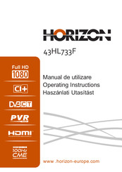 Horizon Fitness 43HL733F Operating Instructions Manual