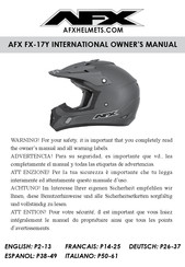 AFX FX-17Y Owner's Manual