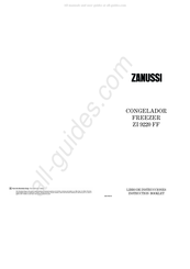 Zanussi ZI 9220 FF Installation Manual