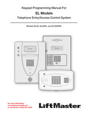 Chamberlain EL Series Programming Manual