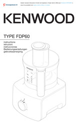 Kenwood FDP645WH Instructions Manual