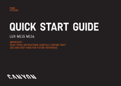 Canyon LUX M115 Quick Start Manual
