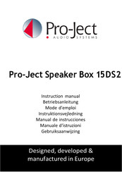 Pro-Ject Audio Systems 15DS2 Instruction Manual