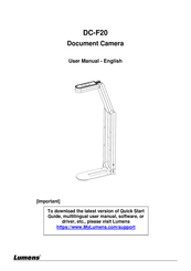 Lumens DC-F20 User Manual