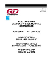 Gardner Denver AUTO SENTRY EAU99P Operating And Service Manual