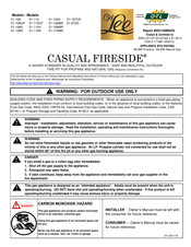 O.W. Lee CASUAL FIRESIDE 51-187CR Manual