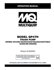 MQ Multiquip QP4TH Operation Manual
