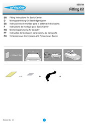 Whispbar K591W Fitting Instructions Manual