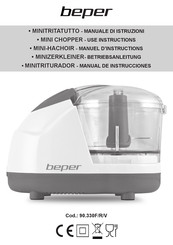 Beper 90.330F Additional Safety And Use Instructions