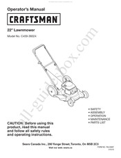 Craftsman C459-36024 Operator's Manual
