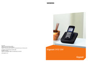 Siemens Gigaset E450 SIM Manual