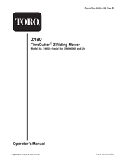 Toro 74352 Operator's Manual