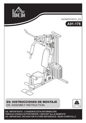 Homcom A91-176 Assembly Instruction Manual