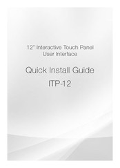 Elan ITP-12 Quick Install Manual