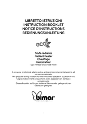 Bimar NSB-40A Instruction Booklet