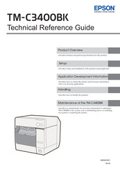 Epson TM-C3400BK Technical Reference Manual