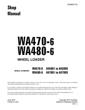 Komatsu A47999 Shop Manual