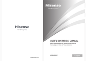 Hisense WT5J1313DT User's Operation Manual
