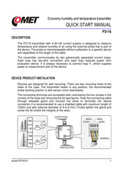 Comet P3116 Quick Start Manual